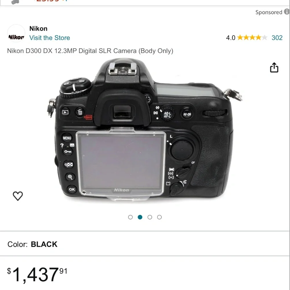 Nikon D300 camera and accessories